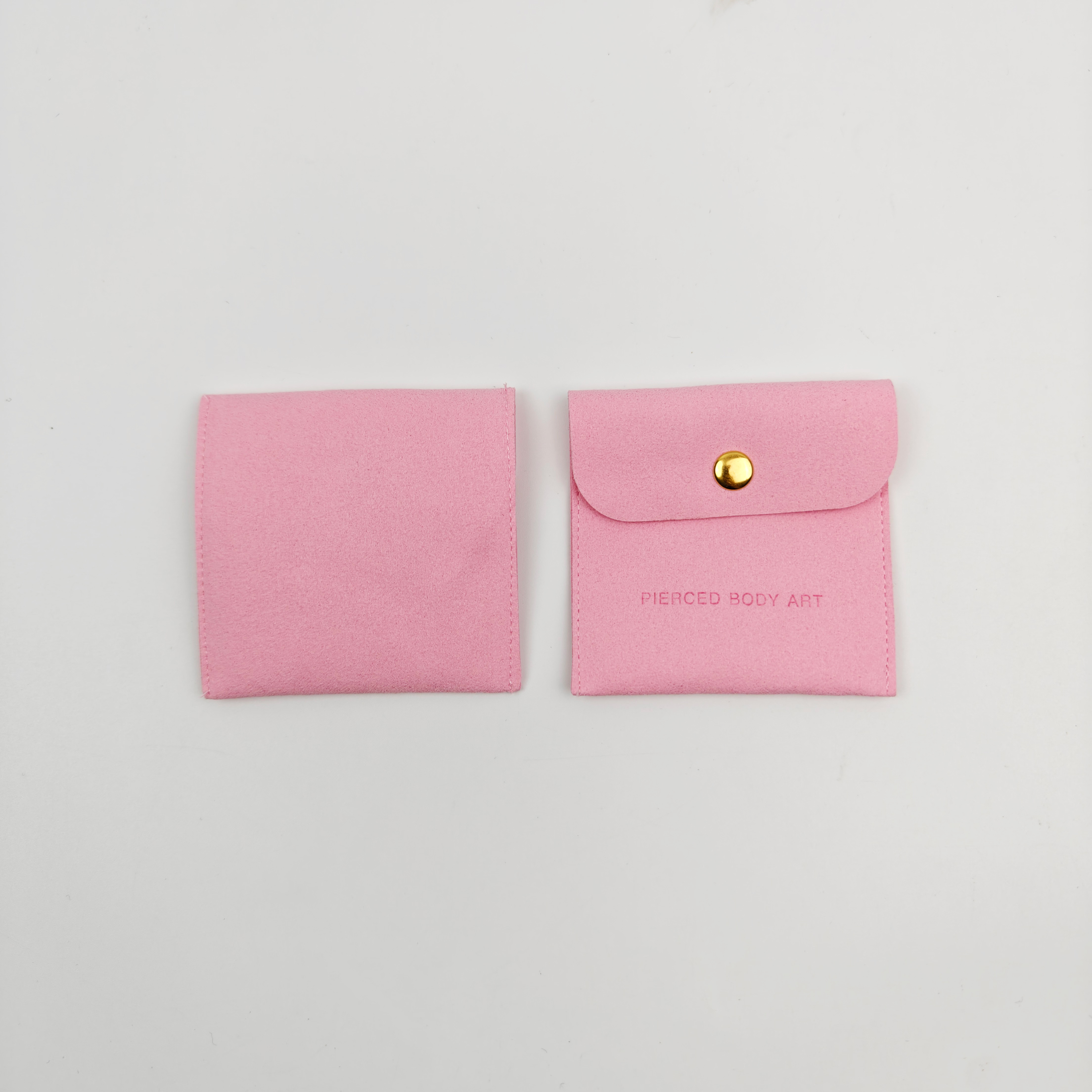 Oem Customized Logo Microfiber Envelope Bag Necklace Bracelet Ring Perfume Packaging Drawstring Bag Jewelry Pouch