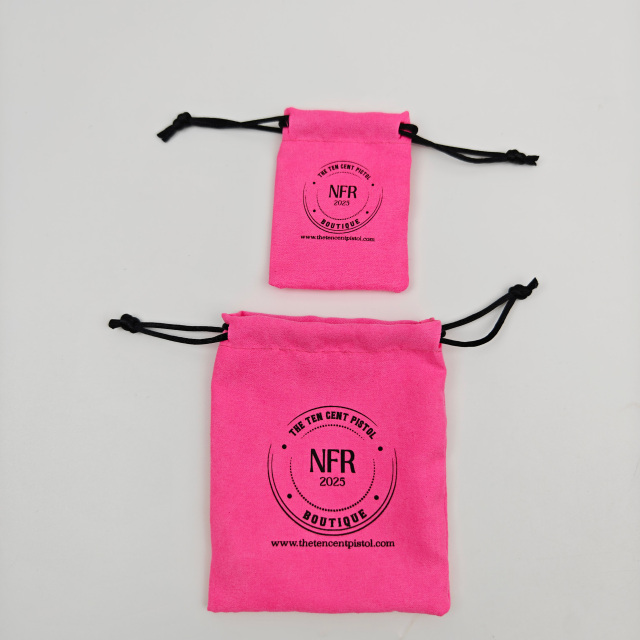 Hot Sale OEM Customizable Faux Suede Drawstring Jewelry Pouch High Quality Velvet Jewelry Pouch For Gifts