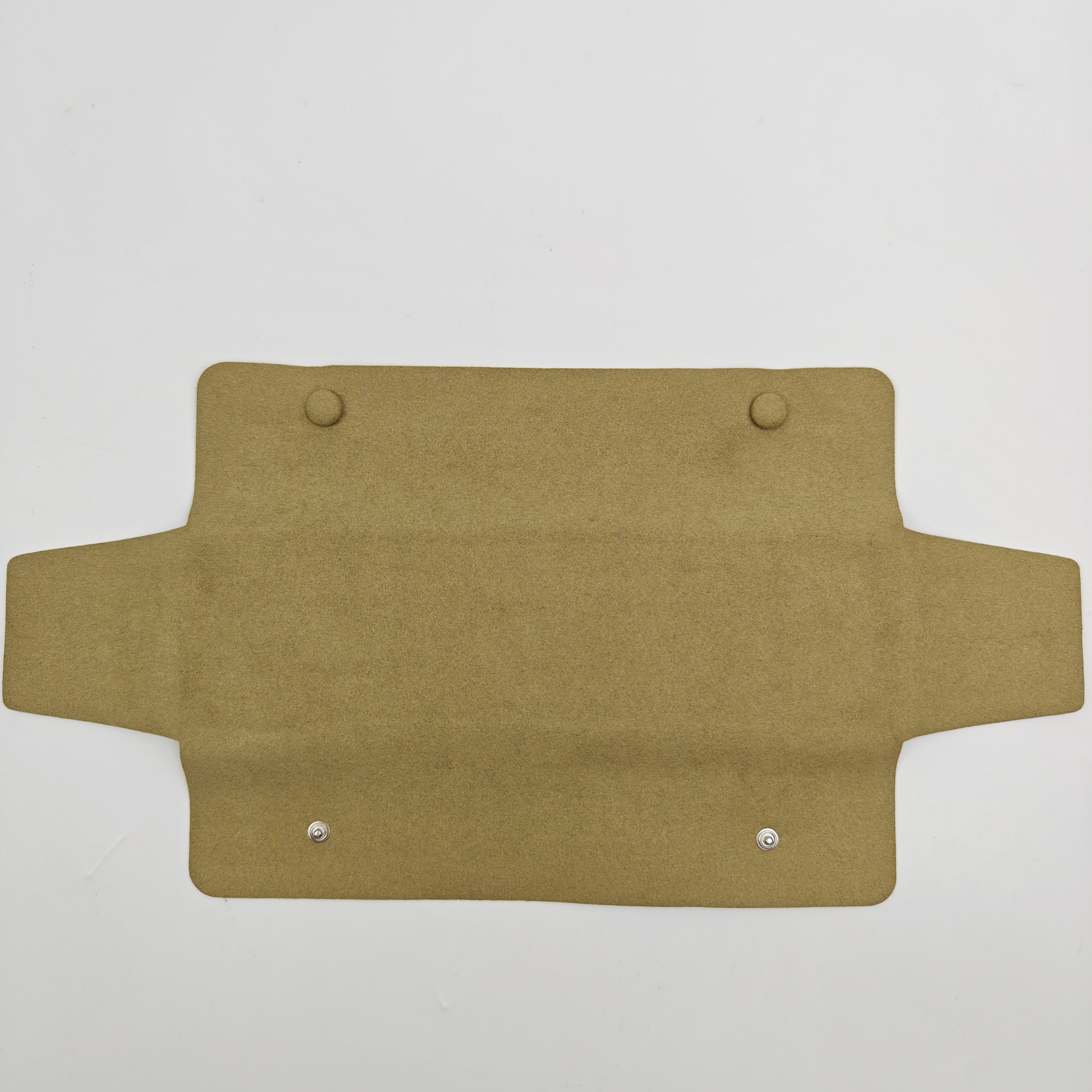 Luxury Recycled Microfiber Jewelry Pouch Bag Custom Logo Wholesale Printed Button Necklace Packing Pouch