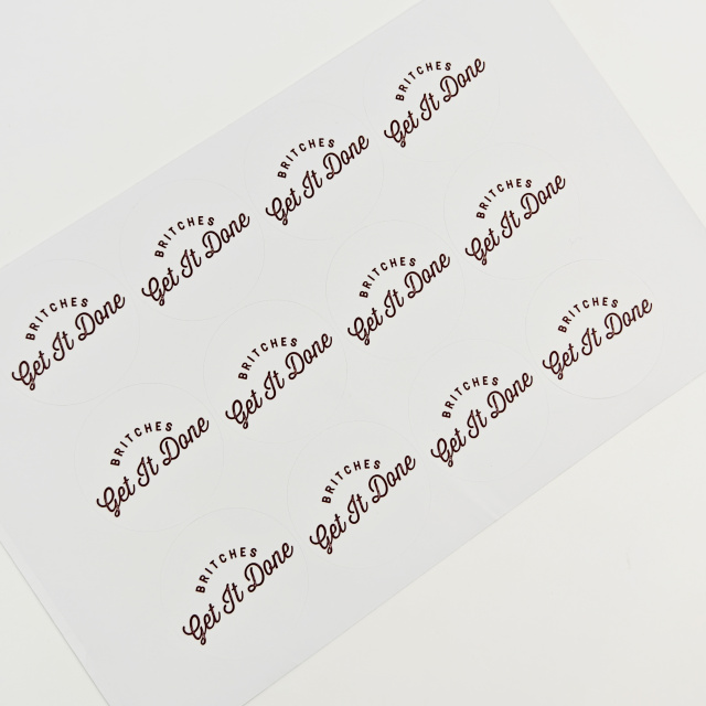 Business Stickers Custom logo Adhesive Business Sealing Sticker Personalized Eco-friendly Factory Wholesale Paper Label Stickers