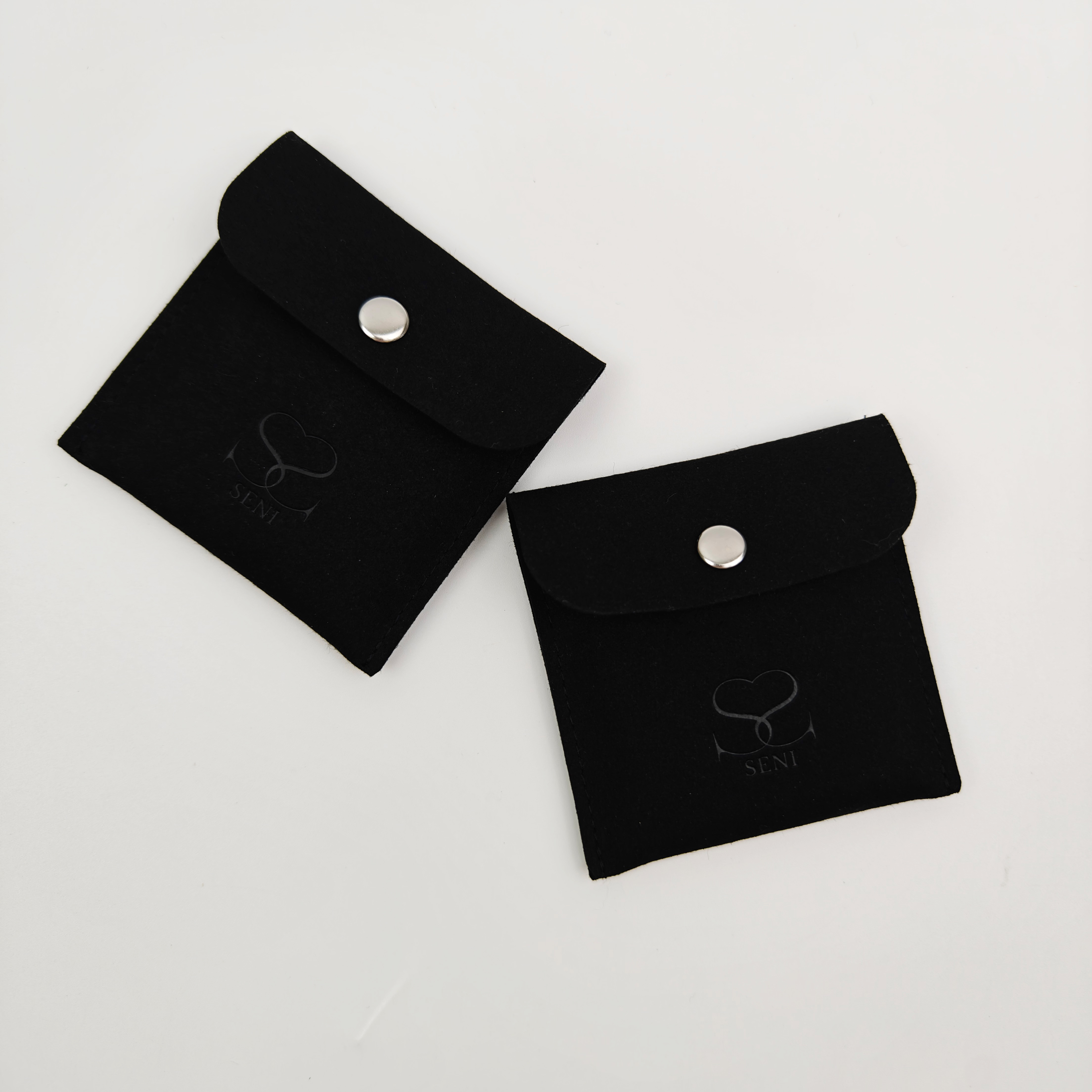 Free Samples Embossed Logo Microfiber Jewelry Display Jewelry Packing Container Customized Microfiber Carry Packaging Bag Pouch