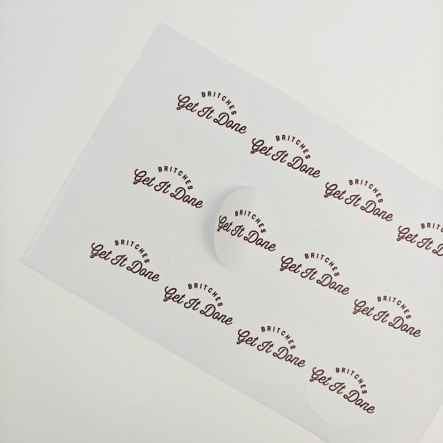 Business Stickers Custom logo Adhesive Business Sealing Sticker Personalized Eco-friendly Factory Wholesale Paper Label Stickers
