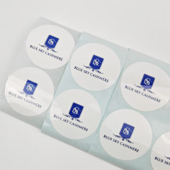 China Manufacturer Custom Printed Logo Anti-counterfeit Waterproof Synthetic Paper Adhesive Vinyl PVC Sticker for Grocery