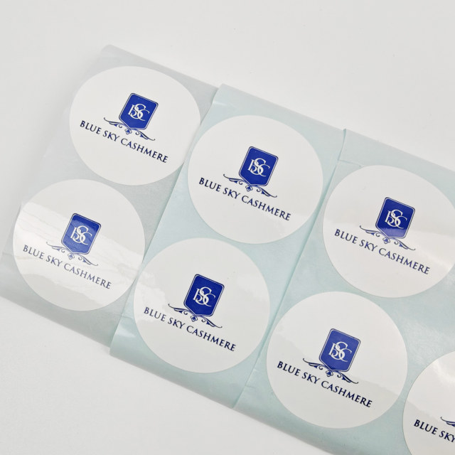 China Manufacturer Custom Printed Logo Anti-counterfeit Waterproof Synthetic Paper Adhesive Vinyl PVC Sticker for Grocery