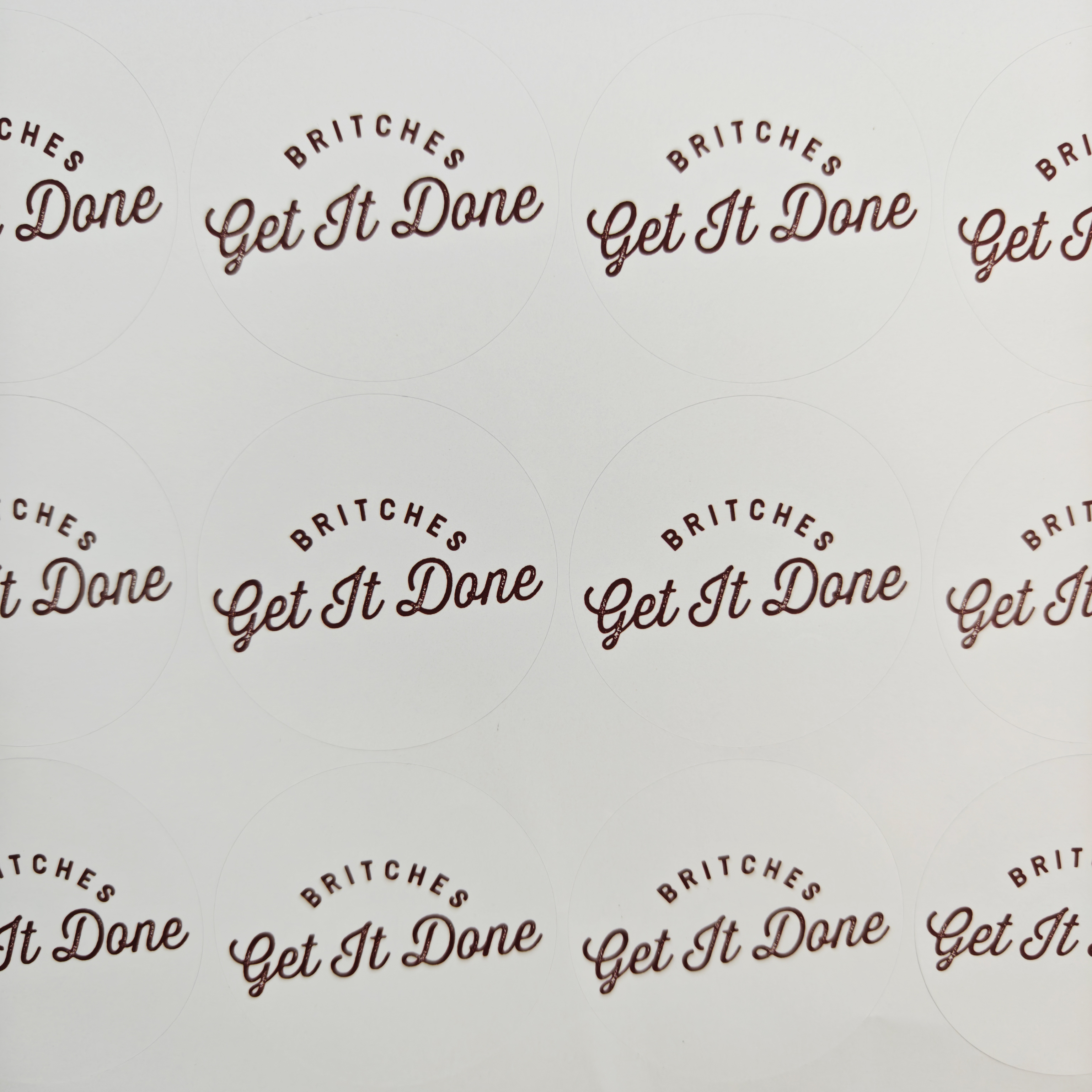 Business Stickers Custom logo Adhesive Business Sealing Sticker Personalized Eco-friendly Factory Wholesale Paper Label Stickers