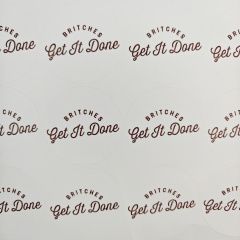 Business Stickers Custom logo Adhesive Business Sealing Sticker Personalized Eco-friendly Factory Wholesale Paper Label Stickers