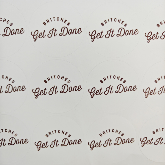 Business Stickers Custom logo Adhesive Business Sealing Sticker Personalized Eco-friendly Factory Wholesale Paper Label Stickers