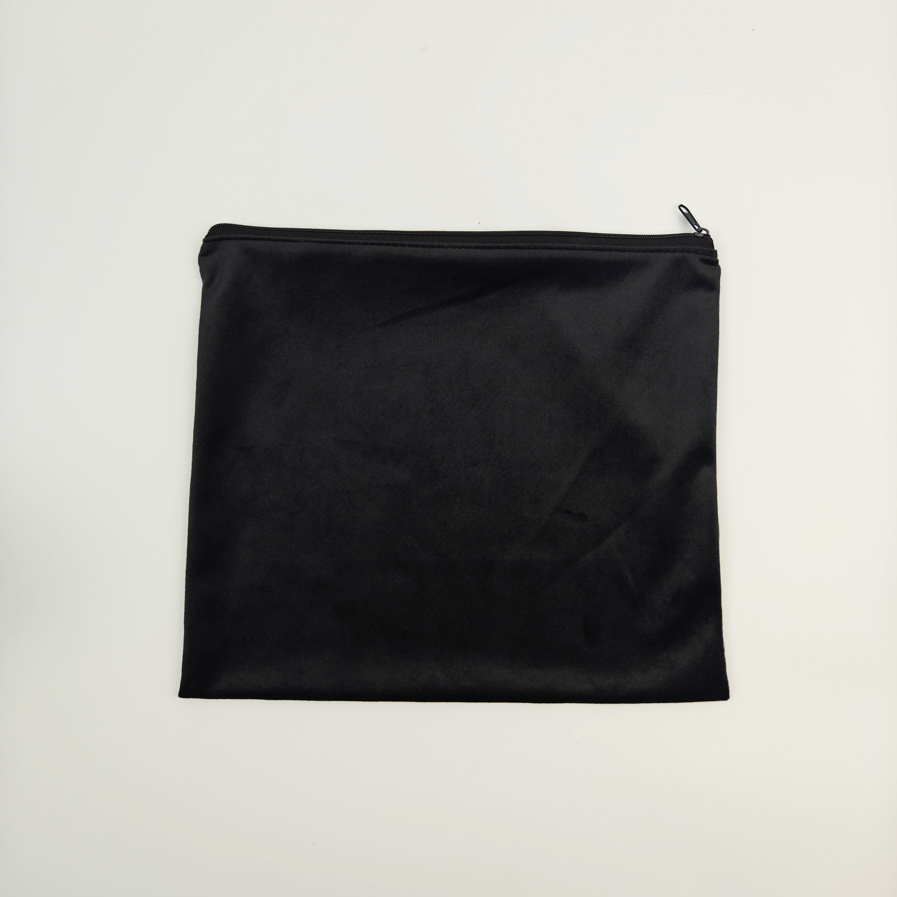 Wholesale Custom Logo Jewelry Packaging Velvet Zipper Bag Factory Luxury Recycled Makeup Pouch Packaging Bag