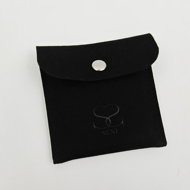 Free Samples Embossed Logo Microfiber Jewelry Display Jewelry Packing Container Customized Microfiber Carry Packaging Bag Pouch