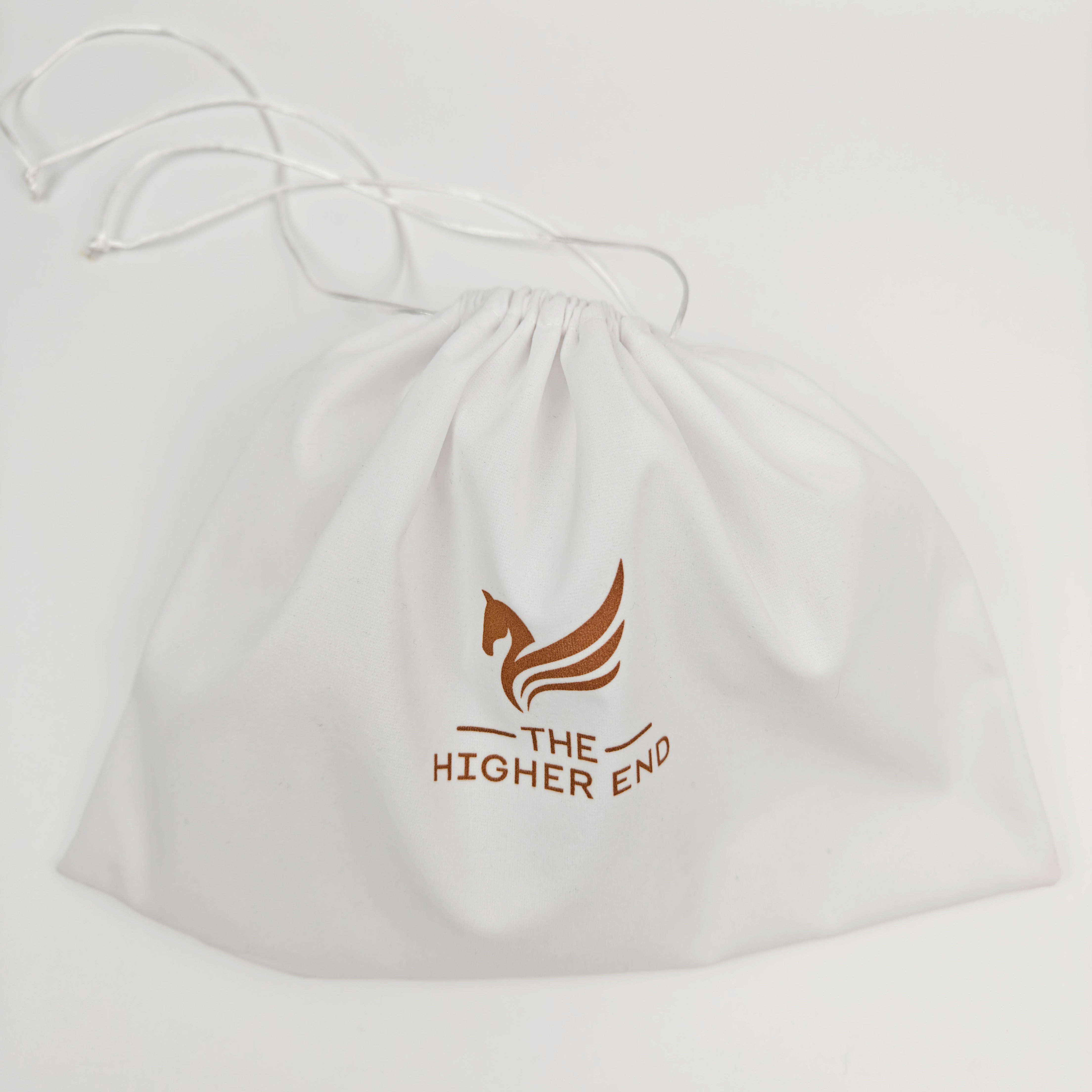 Luxury Brand Cosmetic White Collector Makeup Organic Storage Dust-proof Drawstring Bag Eco-Friendly Custom Jewelry Cotton Dust Pouch