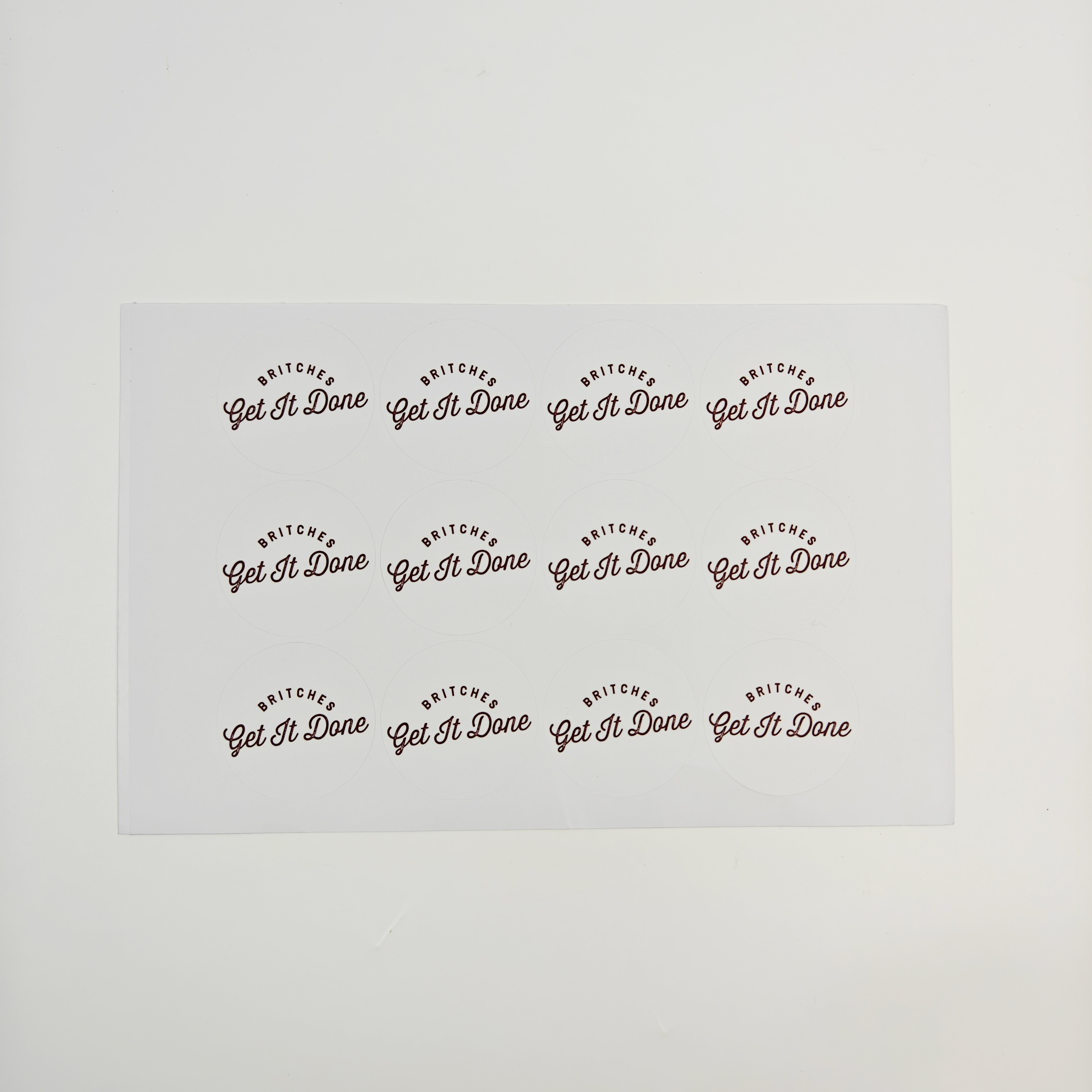 Business Stickers Custom logo Adhesive Business Sealing Sticker Personalized Eco-friendly Factory Wholesale Paper Label Stickers