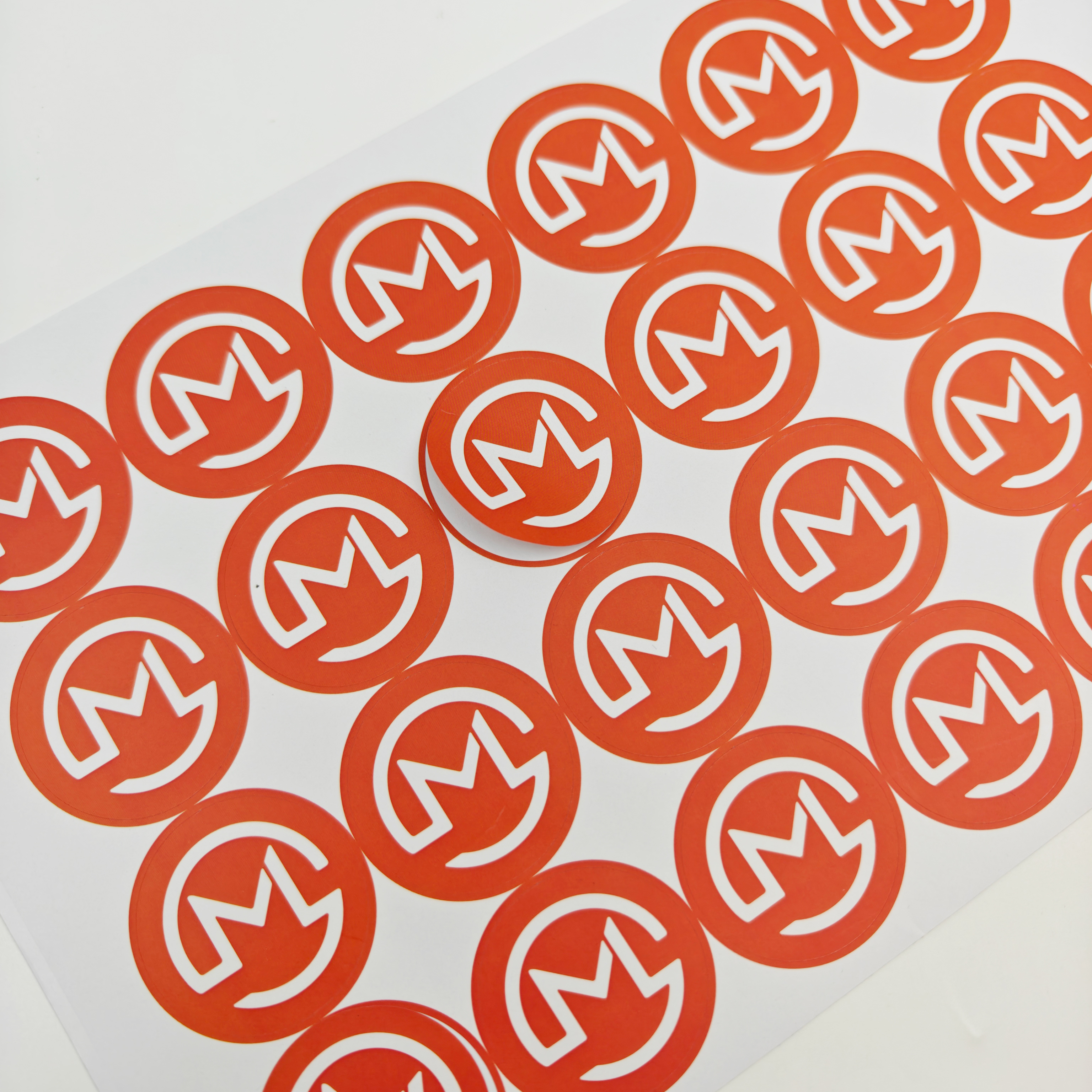 Wholesale Customized logo Waterproof Vinyl Sticker Label Product Bottle Label Printing Round Packing Sticker