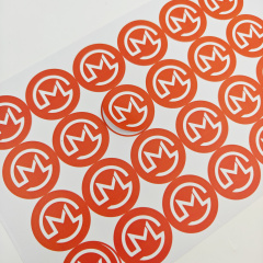 Wholesale Customized logo Waterproof Vinyl Sticker Label Product Bottle Label Printing Round Packing Sticker