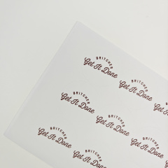 Business Stickers Custom logo Adhesive Business Sealing Sticker Personalized Eco-friendly Factory Wholesale Paper Label Stickers