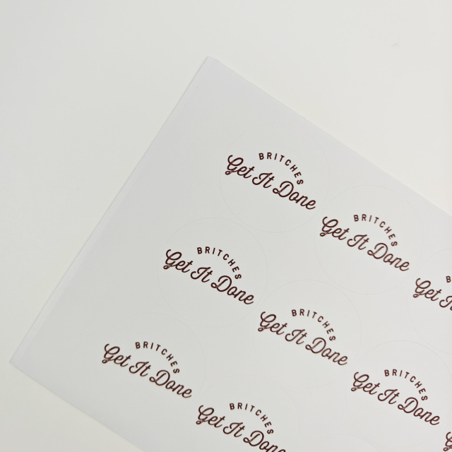 Business Stickers Custom logo Adhesive Business Sealing Sticker Personalized Eco-friendly Factory Wholesale Paper Label Stickers