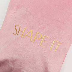 Custom Logo Printed Cosmetic Velvet Makeup Bag Eco Friendly Portable Brush Storage Zipper Pouch Bag