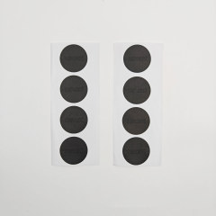 Personalized Special Textured Paper 3d Embossed Labels Sticker Custom logo Self Adhesive Packaging Label Thank You Sticker
