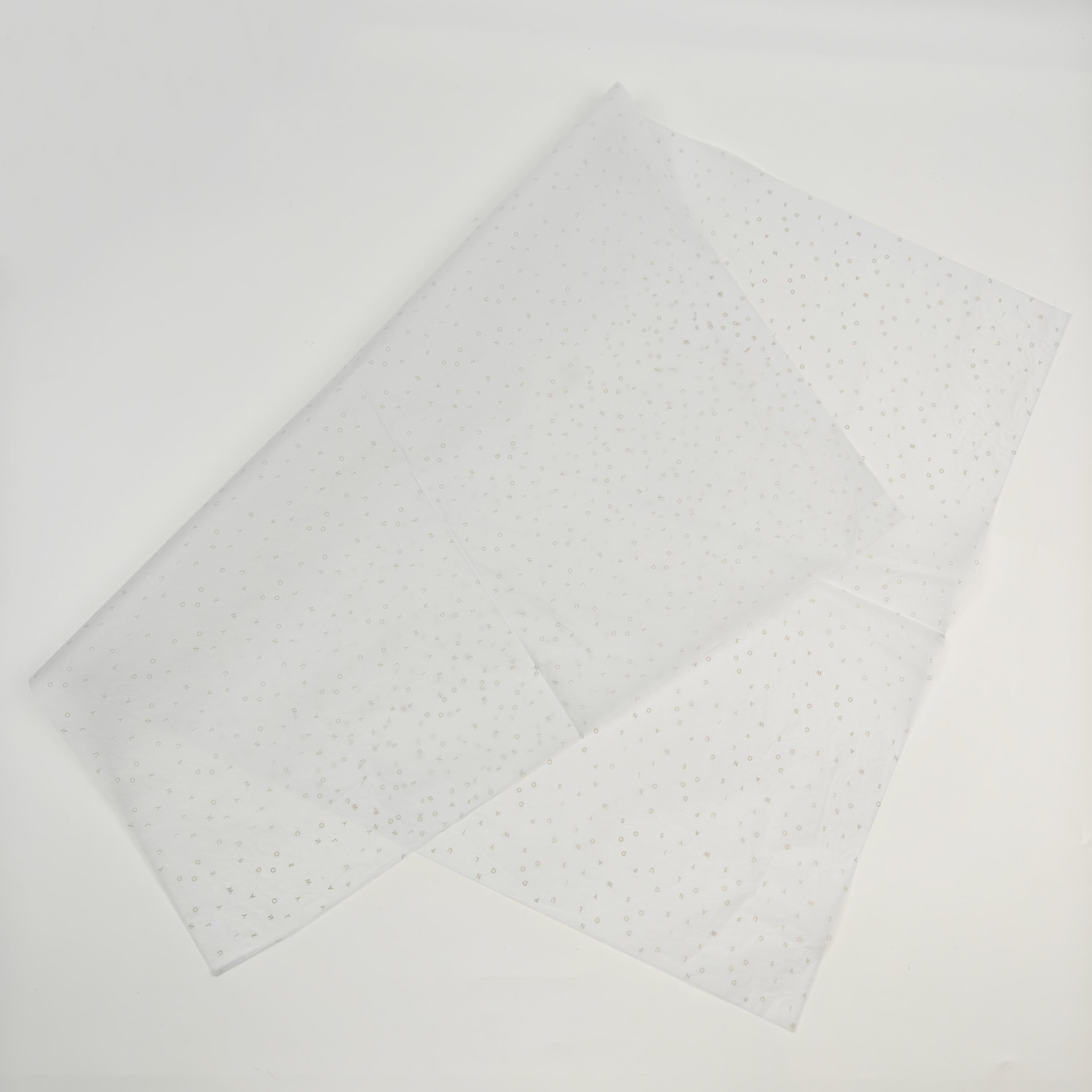 Custom Printed Logo 17gsm Recycled Materials Silk Tissue Paper