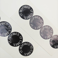 Personalized Printing logo Manufacturer Stickers Vinyl Sticker Paper Label for Supporting Small Business