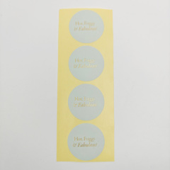 Custom Printed Thank You Packaging Label Gift Thermal Label Stickers Waterproof Adhesive Brand logo Business Packaging Labels