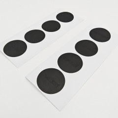 Personalized Special Textured Paper 3d Embossed Labels Sticker Custom logo Self Adhesive Packaging Label Thank You Sticker