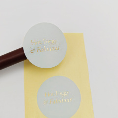 Custom Printed Thank You Packaging Label Gift Thermal Label Stickers Waterproof Adhesive Brand logo Business Packaging Labels