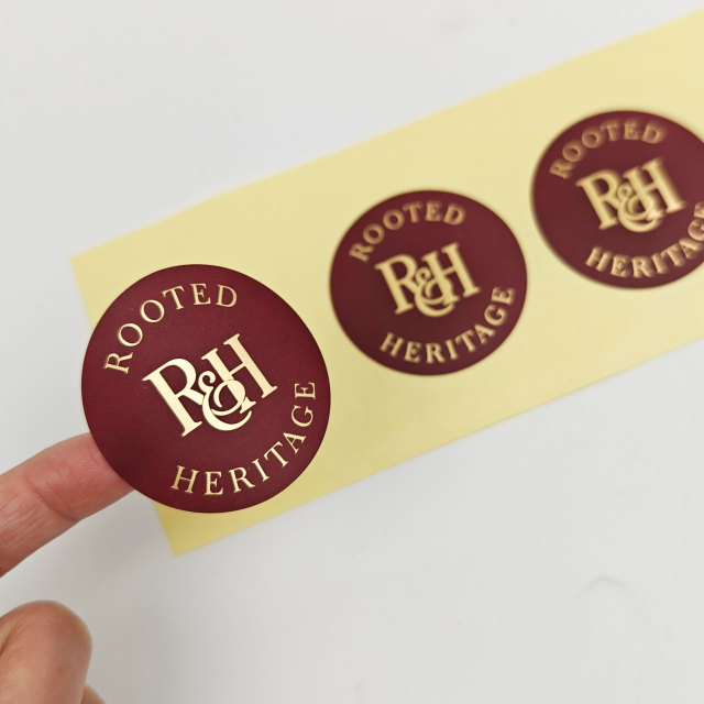 Eco-friendly Round Shape Thank You Stickers for Small Business Support Custom Colorful Printing Adhesive Vinyl Stickers