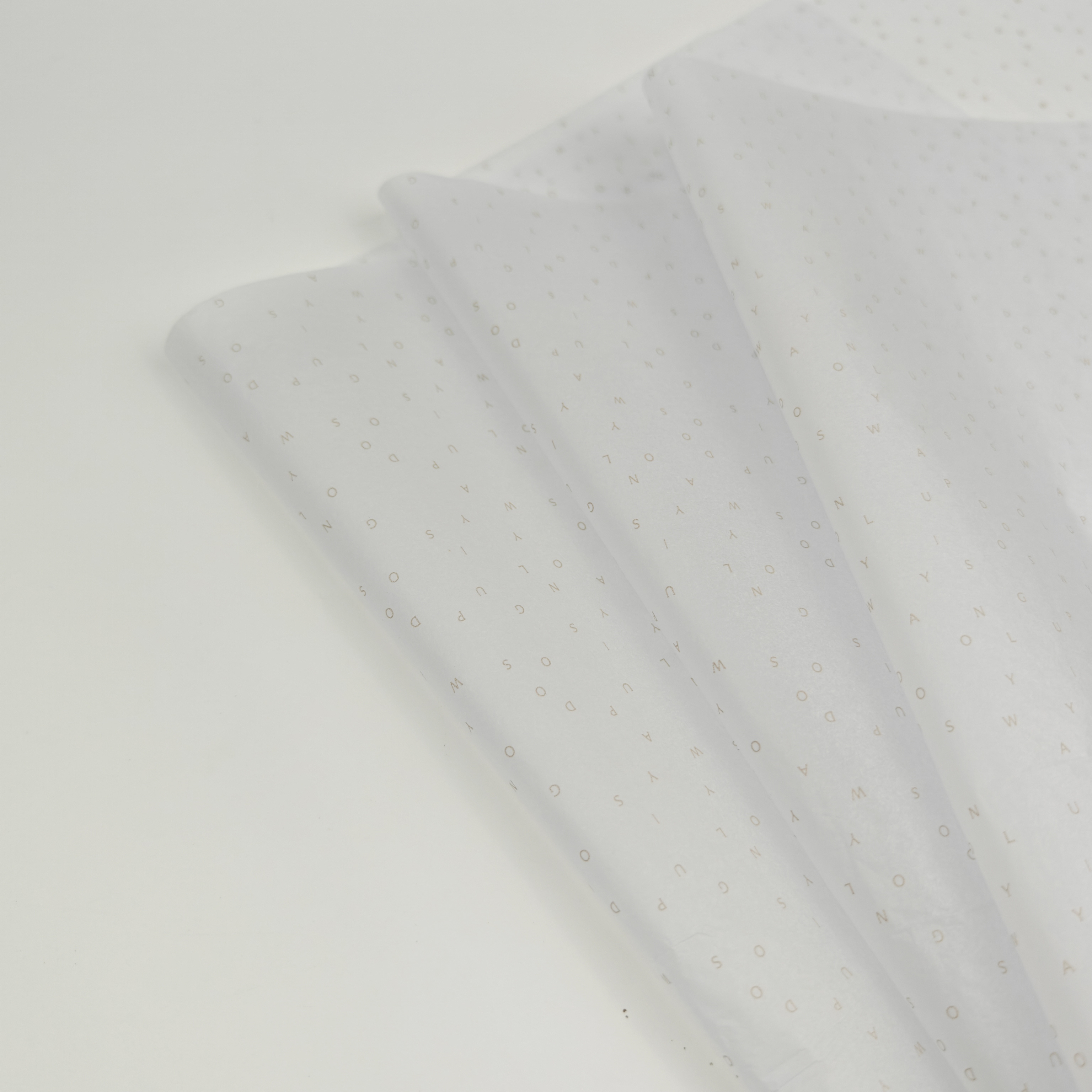 Custom Printed Logo 17gsm Recycled Materials Silk Tissue Paper