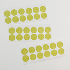 China Manufacturer Custom Printed Embossed Logo Cotton  Paper Adhesive Sticker for Grocery