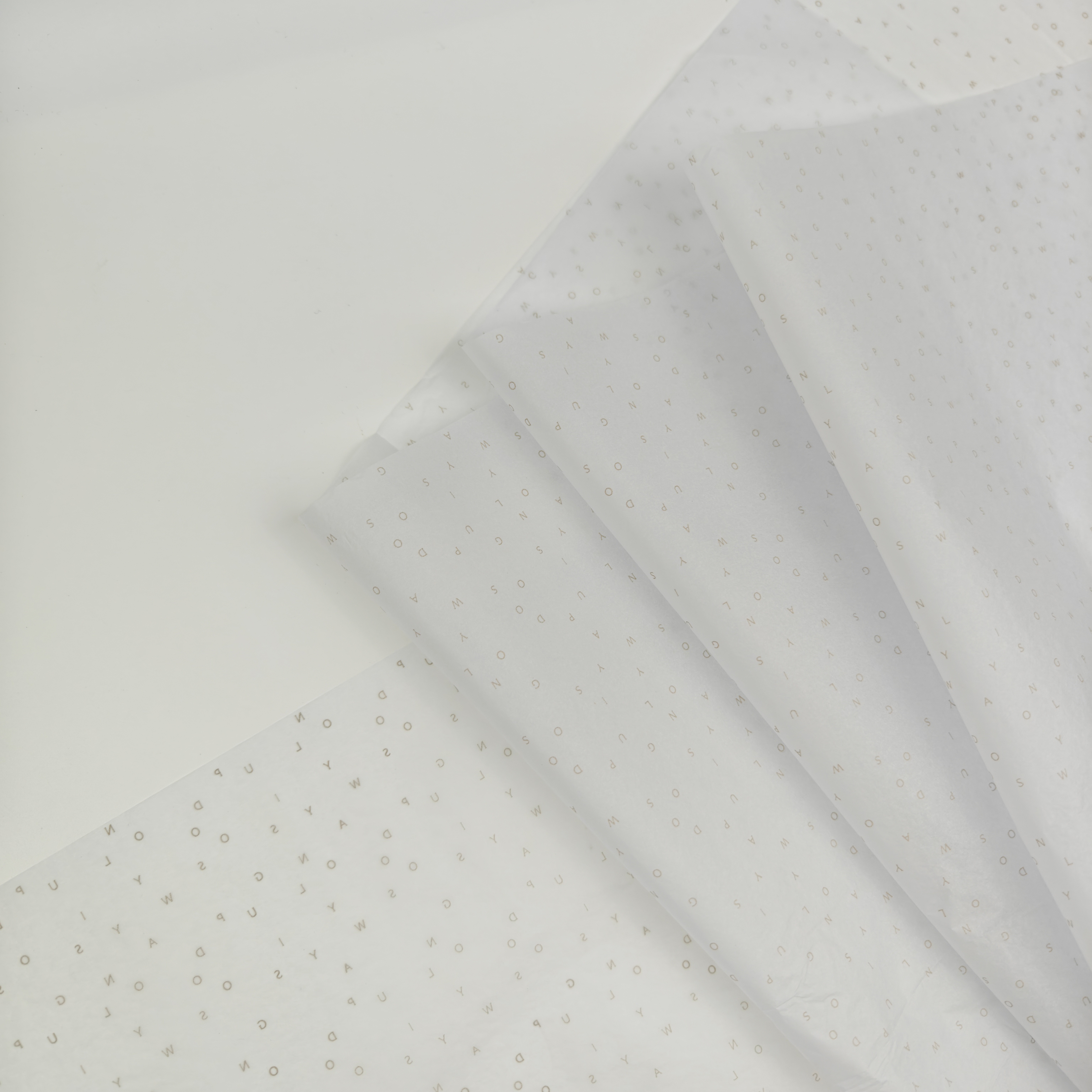 Custom Printed Logo 17gsm Recycled Materials Silk Tissue Paper