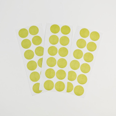 China Manufacturer Custom Printed Embossed Logo Cotton  Paper Adhesive Sticker for Grocery
