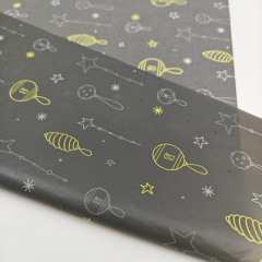 Eco Friendly 17g Tissue Paper Silk Screen Custom Logo Wholesale Gift & Clothing Wrap Paper