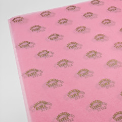 Wholesale Customized Printed Gift Wrap Tissue Paper Eco Friendly Silk Screen Printing Wrapping Paper for Clothing Packaging
