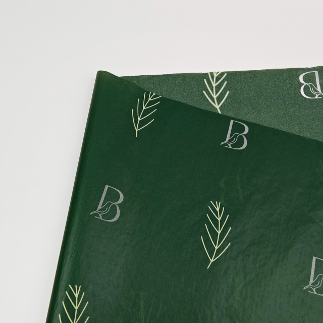 Custom Logo Printed Tissue Paper Recycled Silk Screen Printing Wrapping Paper for Clothes & Gift Packaging