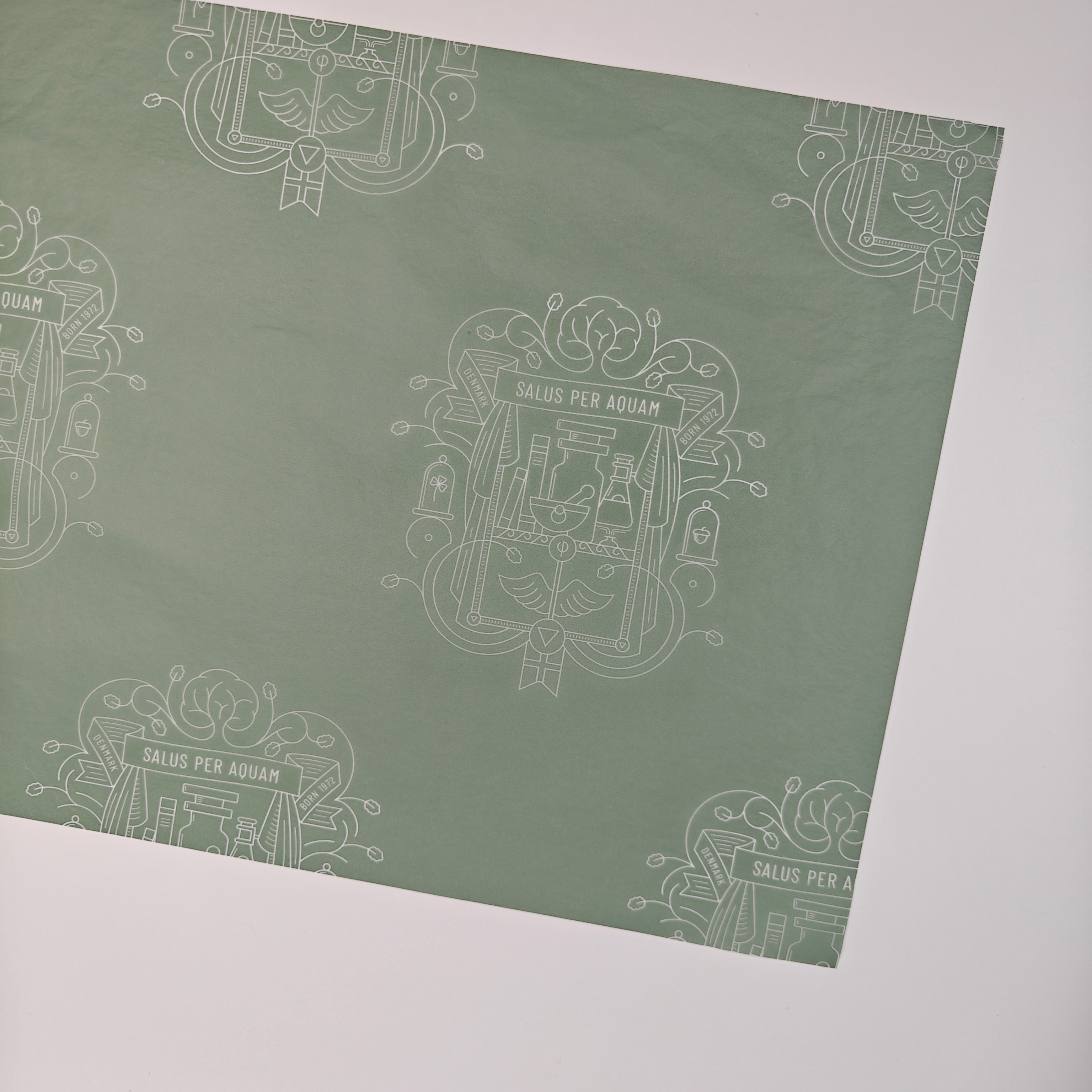 Custom Printed Logo 17g Silk Tissue Paper  Low MOQ High Quality Wrapping Tissue Paper for Gift & Skincare Packaging