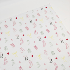 Wholesale Branded Printed LogoTissue Paper Packaging for Clothing Gift