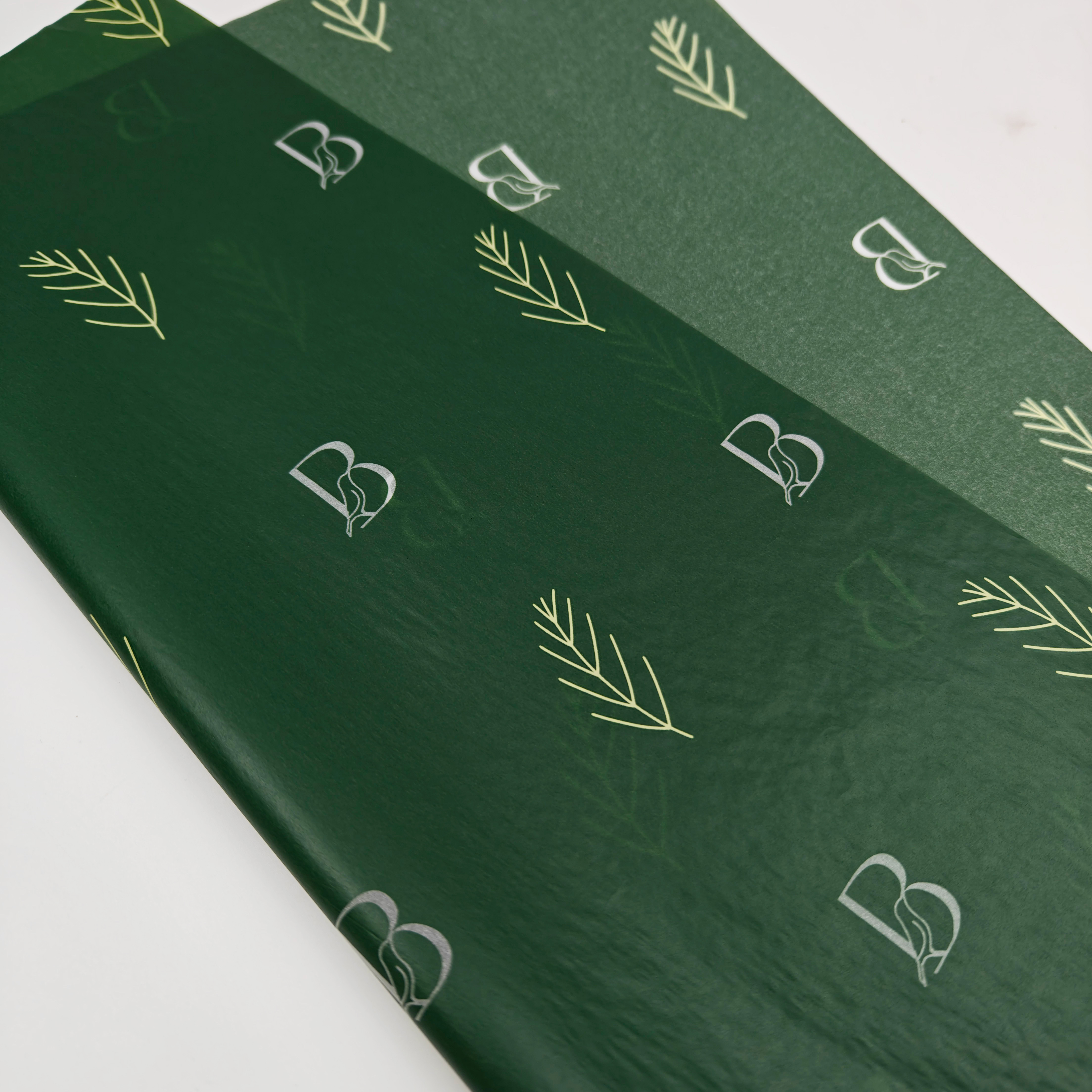 Custom Logo Printed Tissue Paper Recycled Silk Screen Printing Wrapping Paper for Clothes & Gift Packaging
