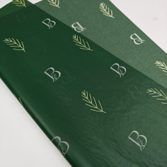 Custom Logo Printed Tissue Paper Recycled Silk Screen Printing Wrapping Paper for Clothes & Gift Packaging
