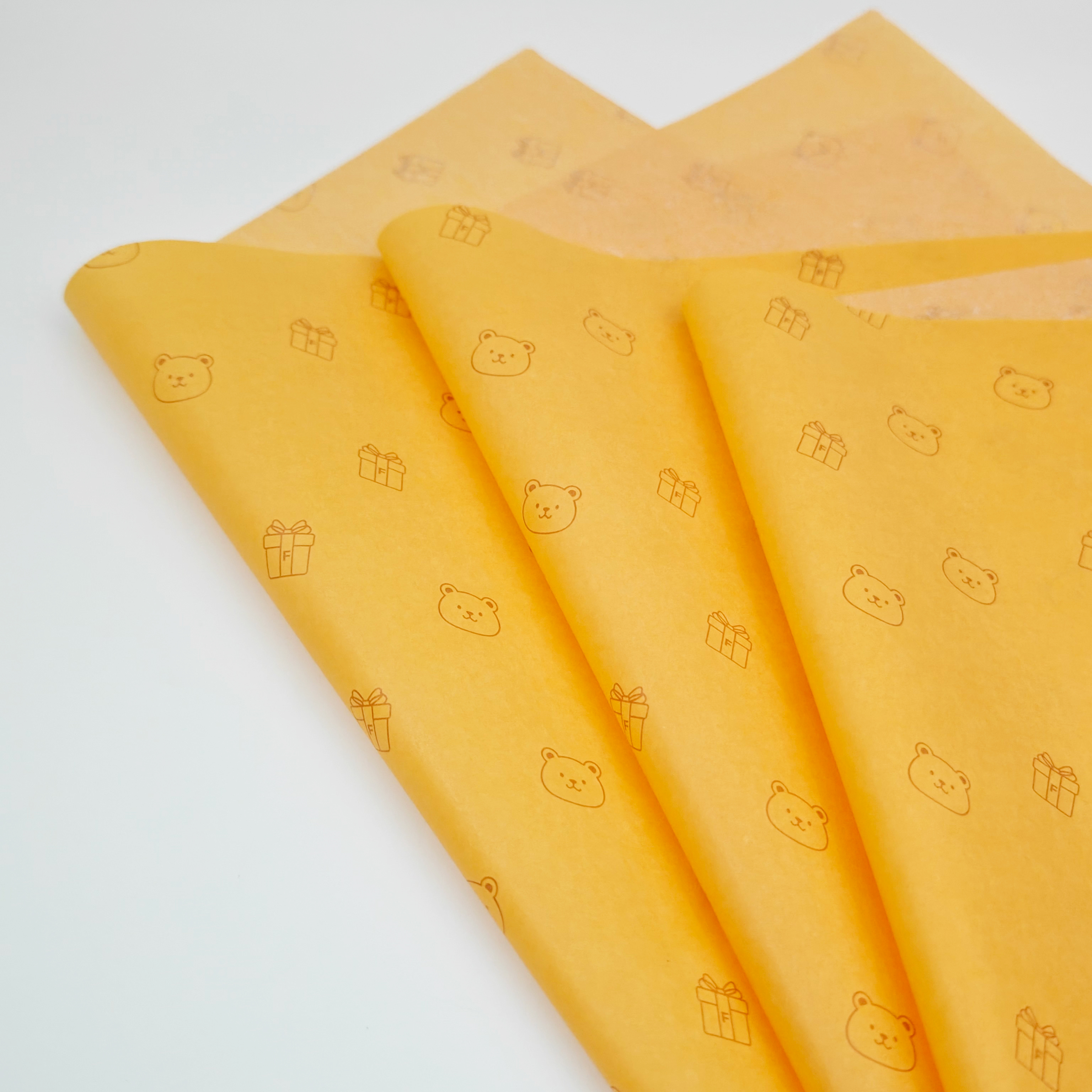 Custom Printed Logo Tissue Paper 17g/22g Recycled Wood Pulp Wrapping Paper for Gift & Clothing Packaging