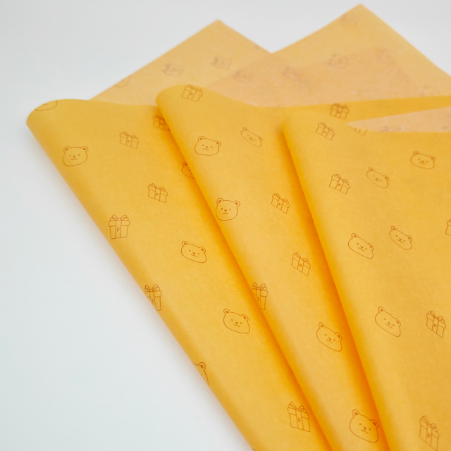 Custom Printed Logo Tissue Paper 17g/22g Recycled Wood Pulp Wrapping Paper for Gift & Clothing Packaging