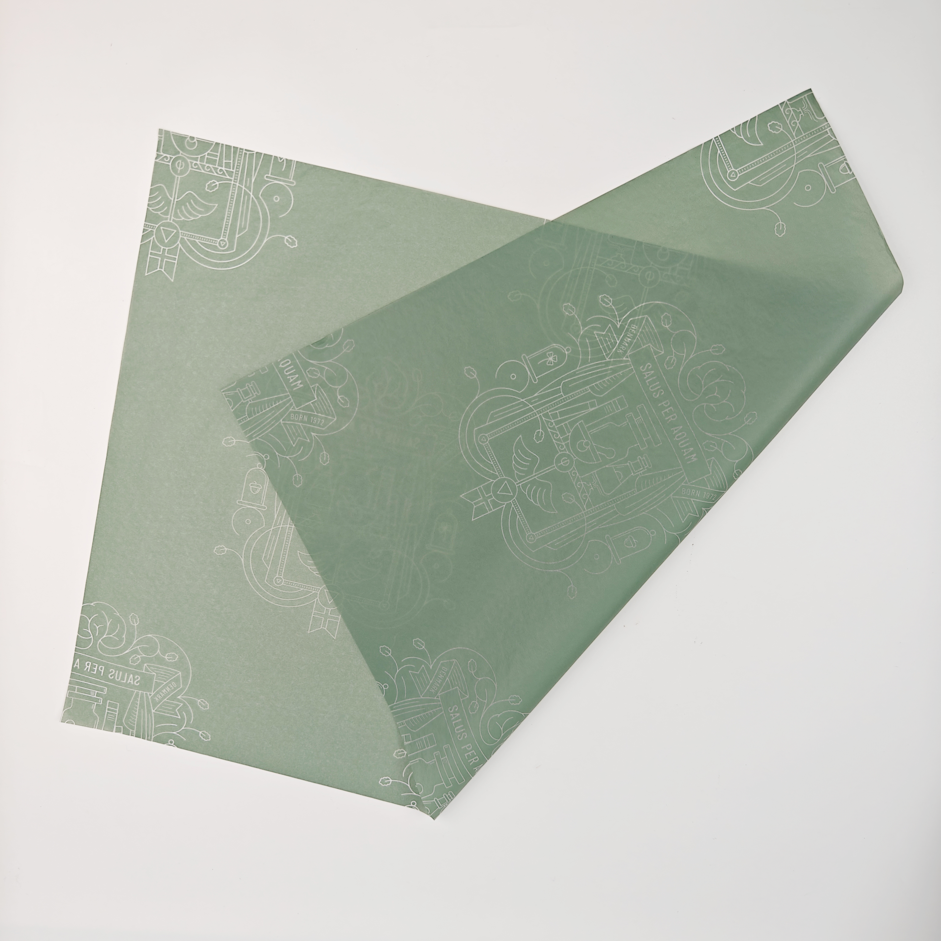 Custom Printed Logo 17g Silk Tissue Paper  Low MOQ High Quality Wrapping Tissue Paper for Gift & Skincare Packaging