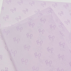 Custom Logo 17g Tissue Paper High Quality Printed Wrapping Paper for Gifts Clothing & Bouquets