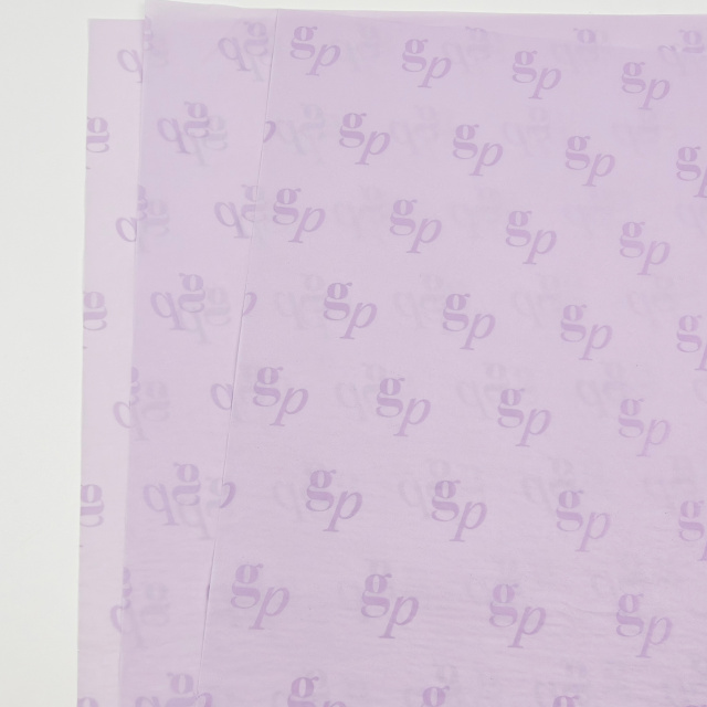Custom Logo 17g Tissue Paper High Quality Printed Wrapping Paper for Gifts Clothing & Bouquets