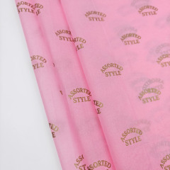 Wholesale Customized Printed Gift Wrap Tissue Paper Eco Friendly Silk Screen Printing Wrapping Paper for Clothing Packaging