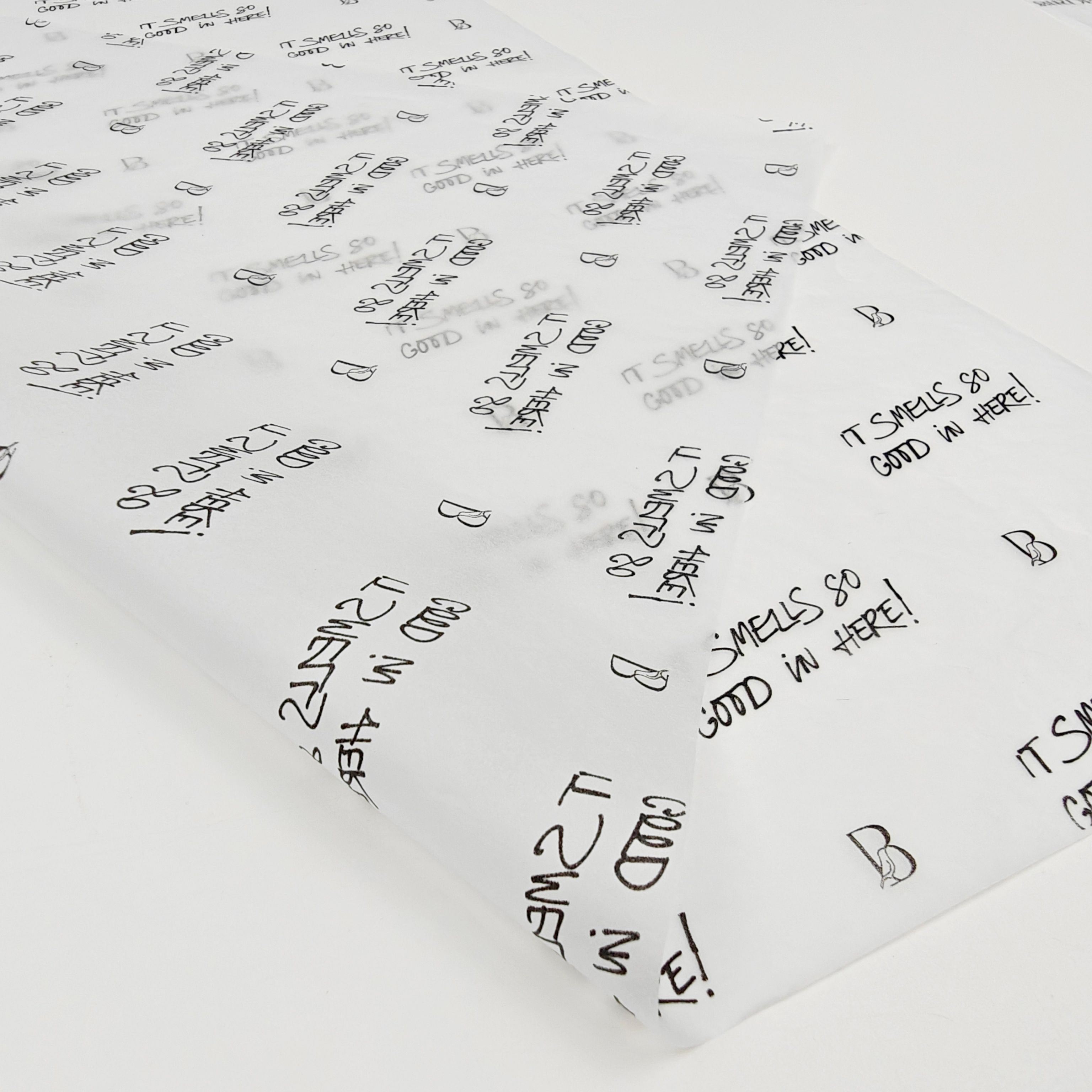 Custom Designed Eco-Friendly Tissue Paper Free Sample Your Own Logo High Quality White Wrapping Paper 50x70cm
