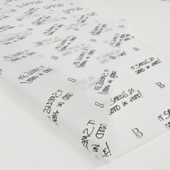 Custom Designed Eco-Friendly Tissue Paper Free Sample Your Own Logo High Quality White Wrapping Paper 50x70cm