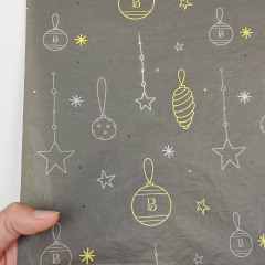 Eco Friendly 17g Tissue Paper Silk Screen Custom Logo Wholesale Gift & Clothing Wrap Paper