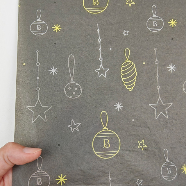 Eco Friendly 17g Tissue Paper Silk Screen Custom Logo Wholesale Gift & Clothing Wrap Paper