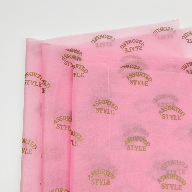 Wholesale Customized Printed Gift Wrap Tissue Paper Eco Friendly Silk Screen Printing Wrapping Paper for Clothing Packaging