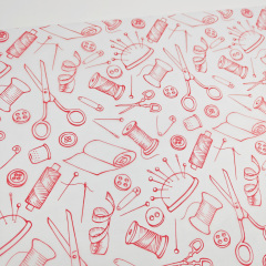 Recycled Custom Logo Tissue Paper 50x70cm Silk Screen Printed Wrapping Paper Factory Wholesale for Gifts & Apparel